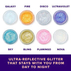 Original Glitter Gel | Flamingo-Pink | Body Glitter | Shiny