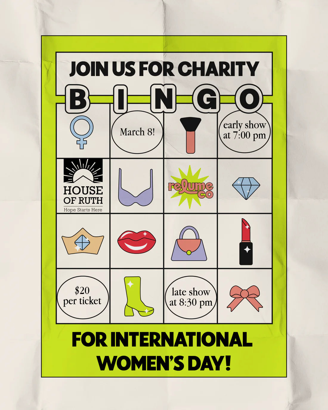 Charity Bingo Night at Relume