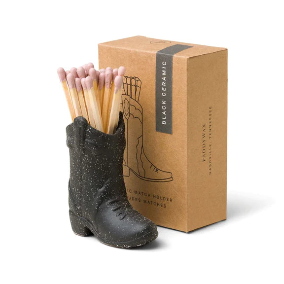 Cowboy Boot Matchstick Holder