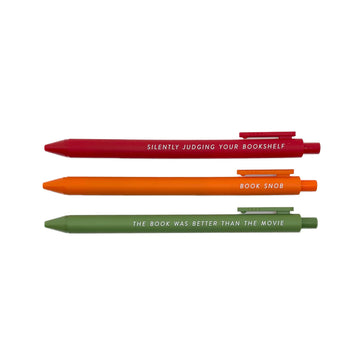 Book Snob Pen Set