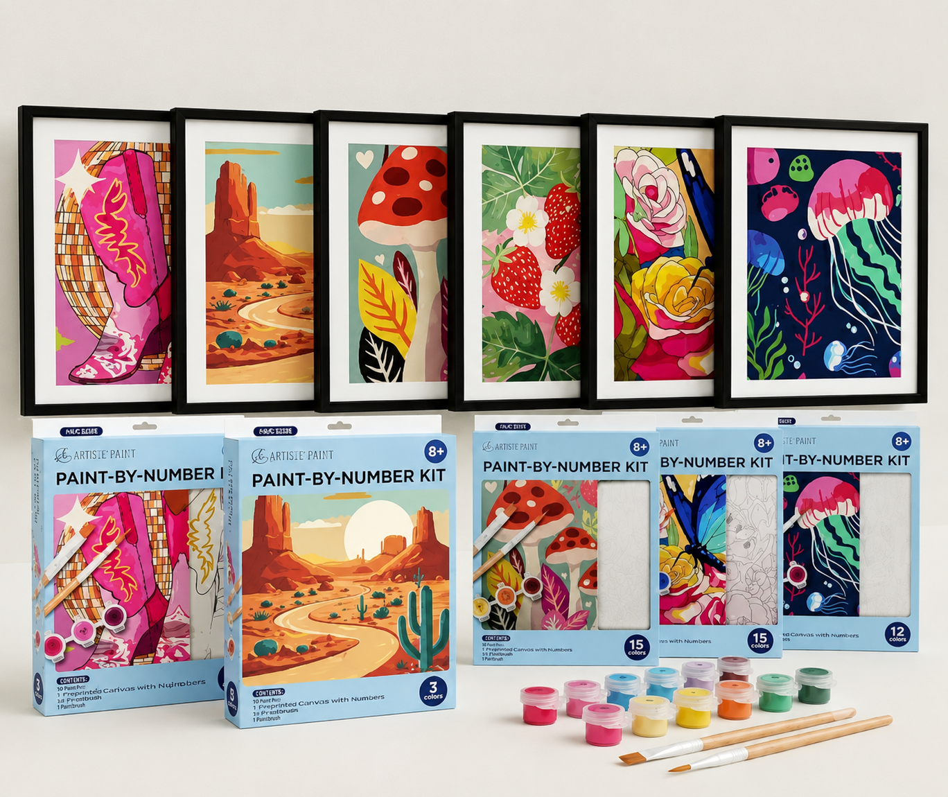 Paint-by-Number Kits (Assorted Styles)