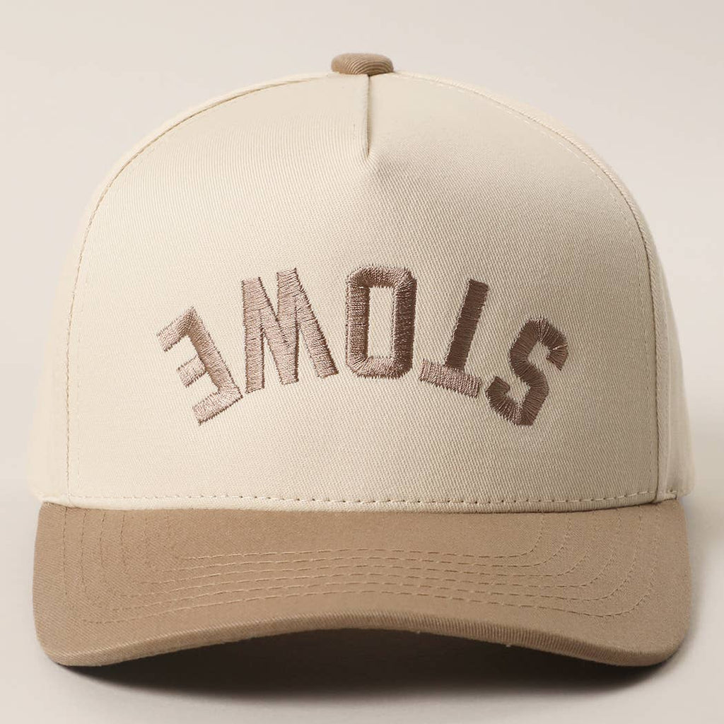 Custom Two-Tone Trucker Embroidered Hat - UPSIDE DOWN STATE