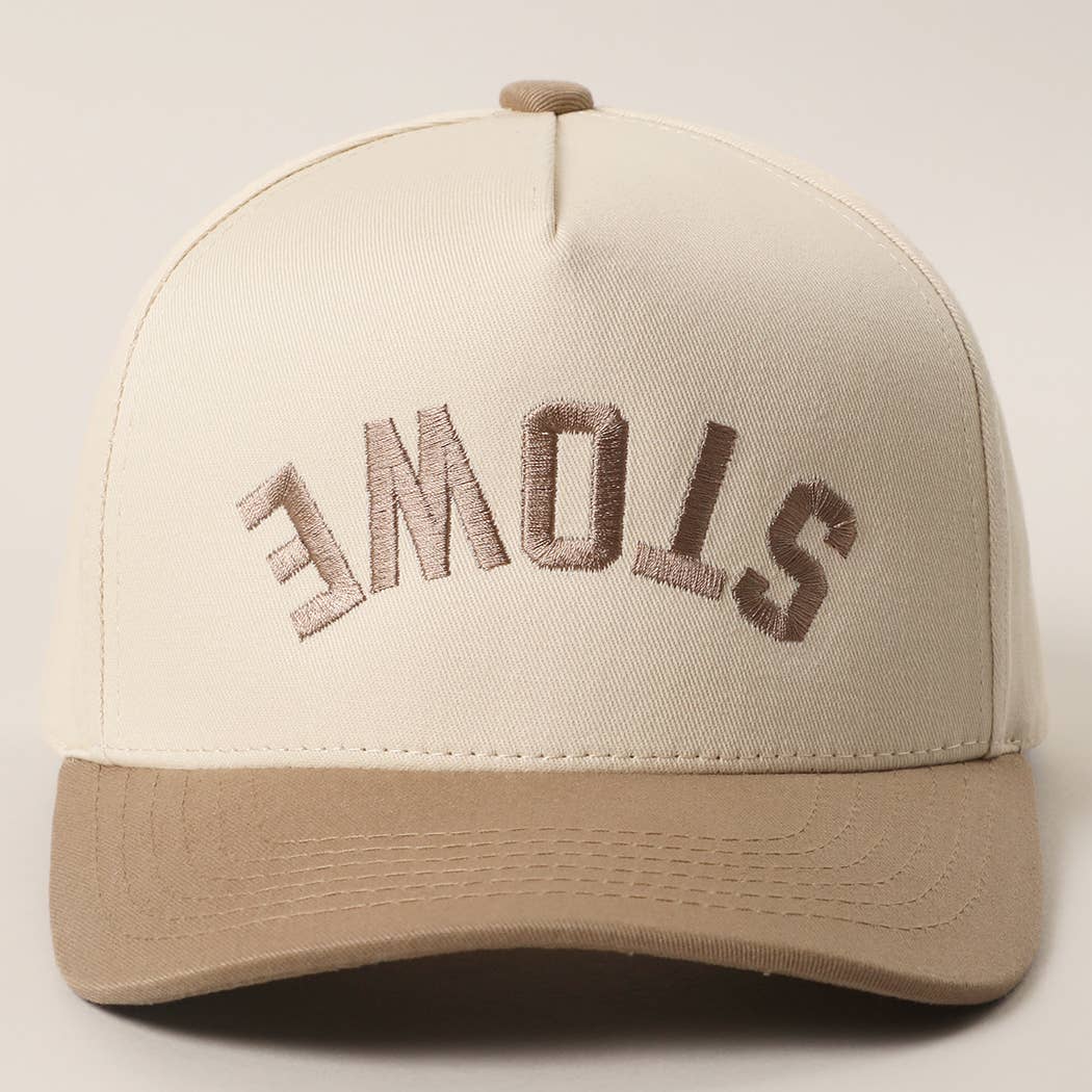 Custom Two-Tone Trucker Embroidered Hat - UPSIDE DOWN STATE