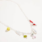 18 In Mediterranean Beach Vacation Charm Necklace