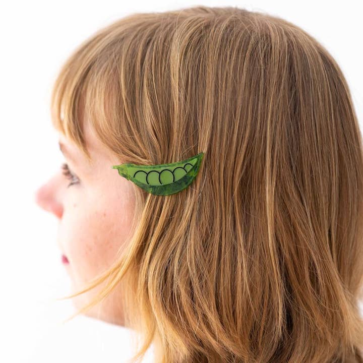 Pea Pod Hair Clip Set