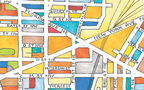 NoMa Map Art Greeting Card