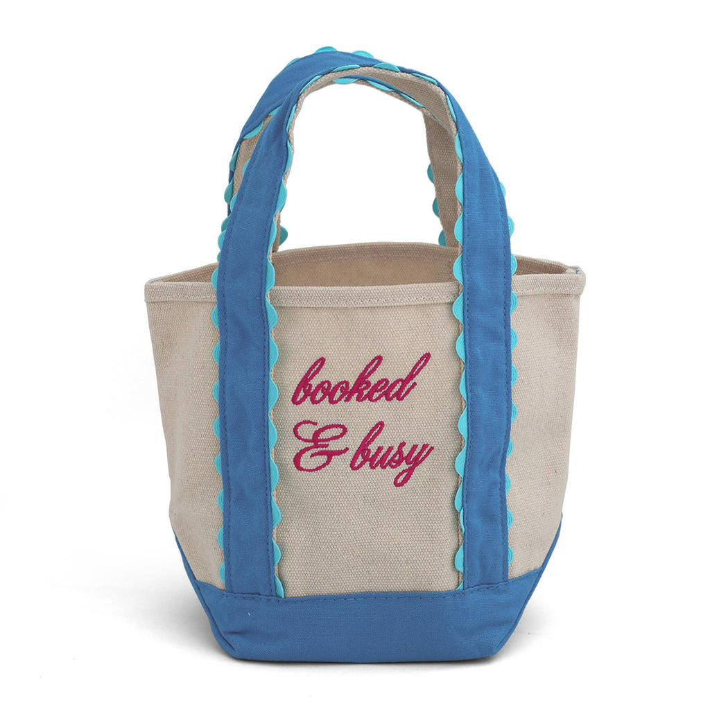 Booked & Busy Mini Boat Tote