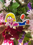 Lizzie Sticker, 90s Cartoon TV Show, Pop Culture