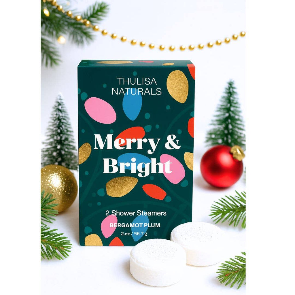 Holiday Shower Steamers – Bergamot Plum | 2 Pack Gift
