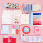 Stripes Pencil Pouch – Zippered Case for Pens