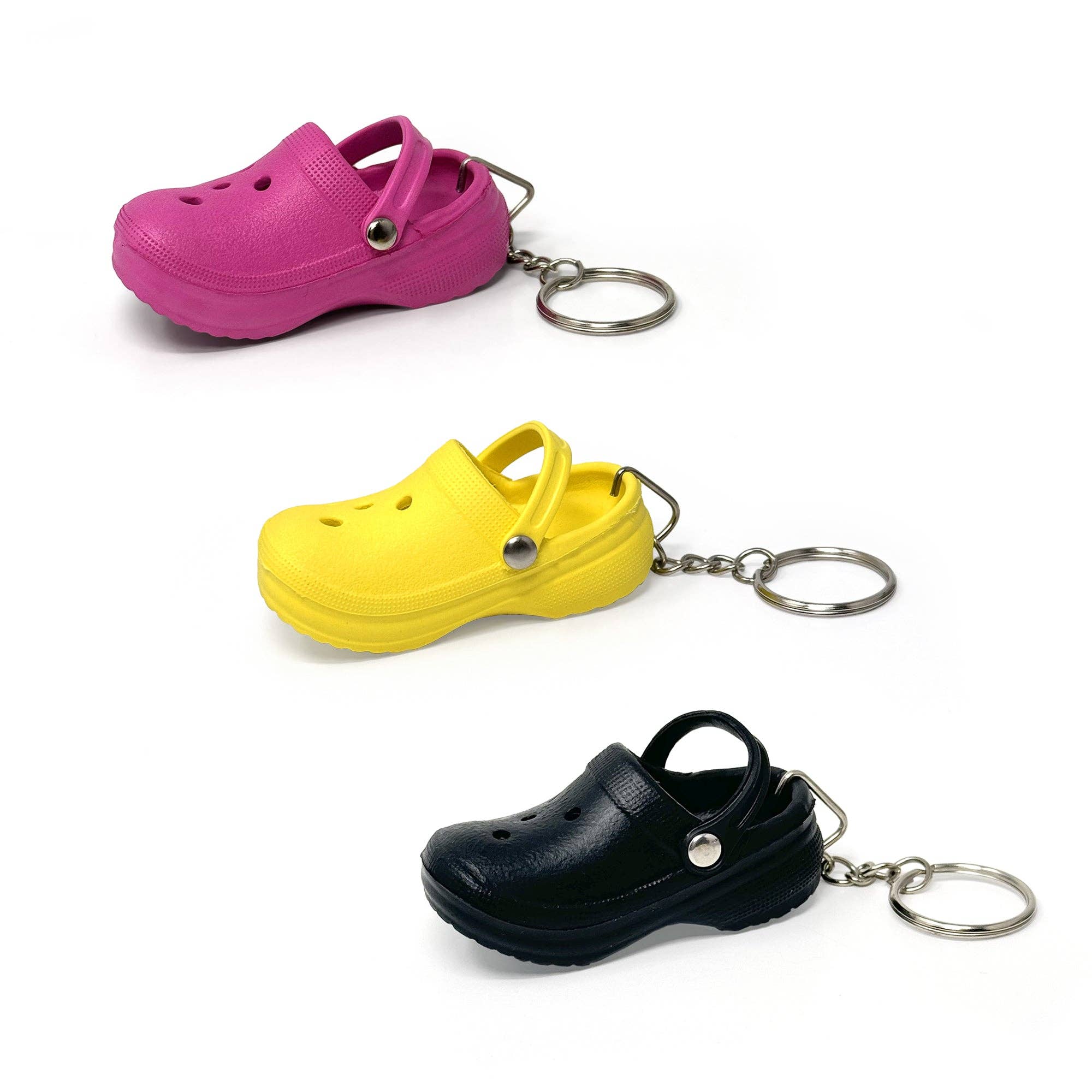 Mini Rubber Clog Keychain – Croc-Inspired