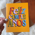 Feliz Cumpleaños Text Spanish Birthday Card