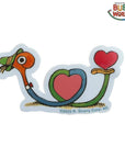 3P4 x Richard Scarry® Valentine - Lowly Heart Twist Sticker