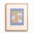 Cats & Buttercups Art Print