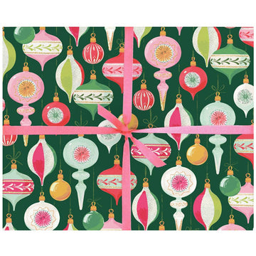 Vintage Ornaments Gift Wrap