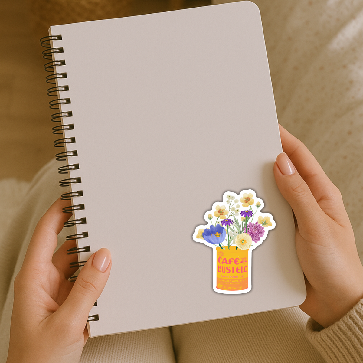 Cafe Bustelo Sticker – Trendy Vinyl Decal for Coffee Lovers