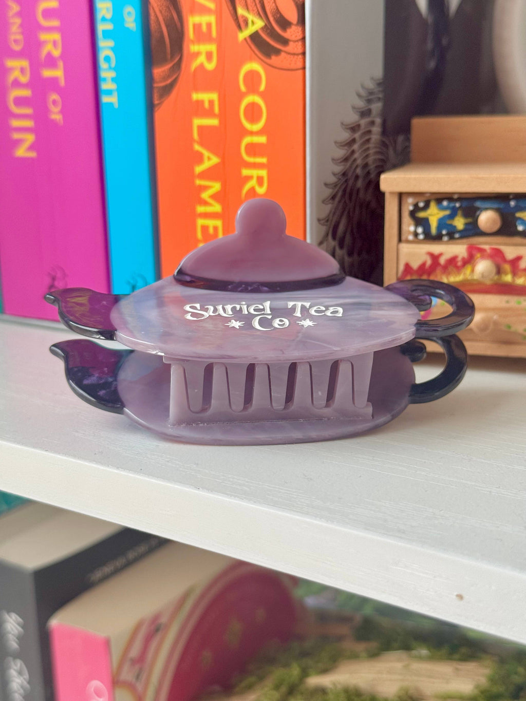 Suriel Tea Co ACOTAR Claw Clip, Bookish Hair Accessories