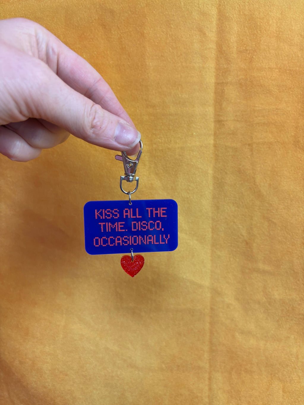 Kiss All The Time Harry Styles Keychain Bag Charm