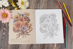 Floriography Coloring Book