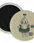 Bagel Baby Cartoon Illustrated Magnet