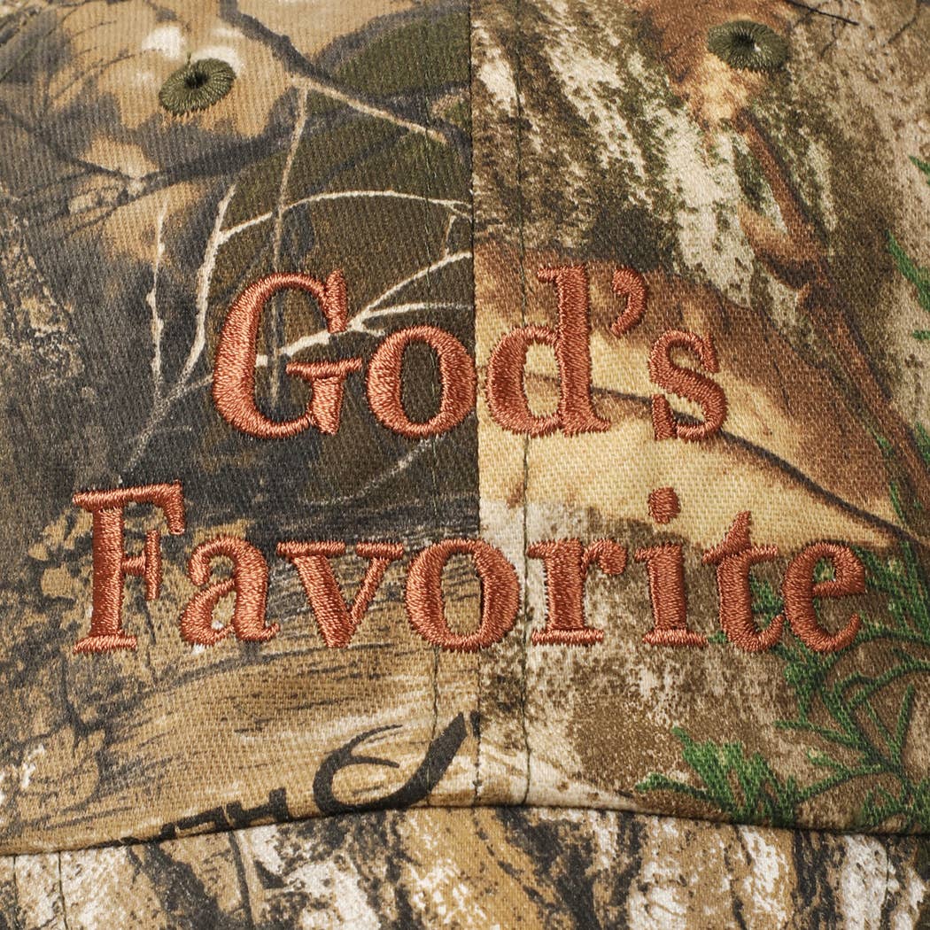God's Favorite Camouflage Baseball Cap