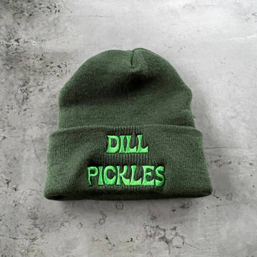 Dill Pickles Knit Beanie Winter Hat