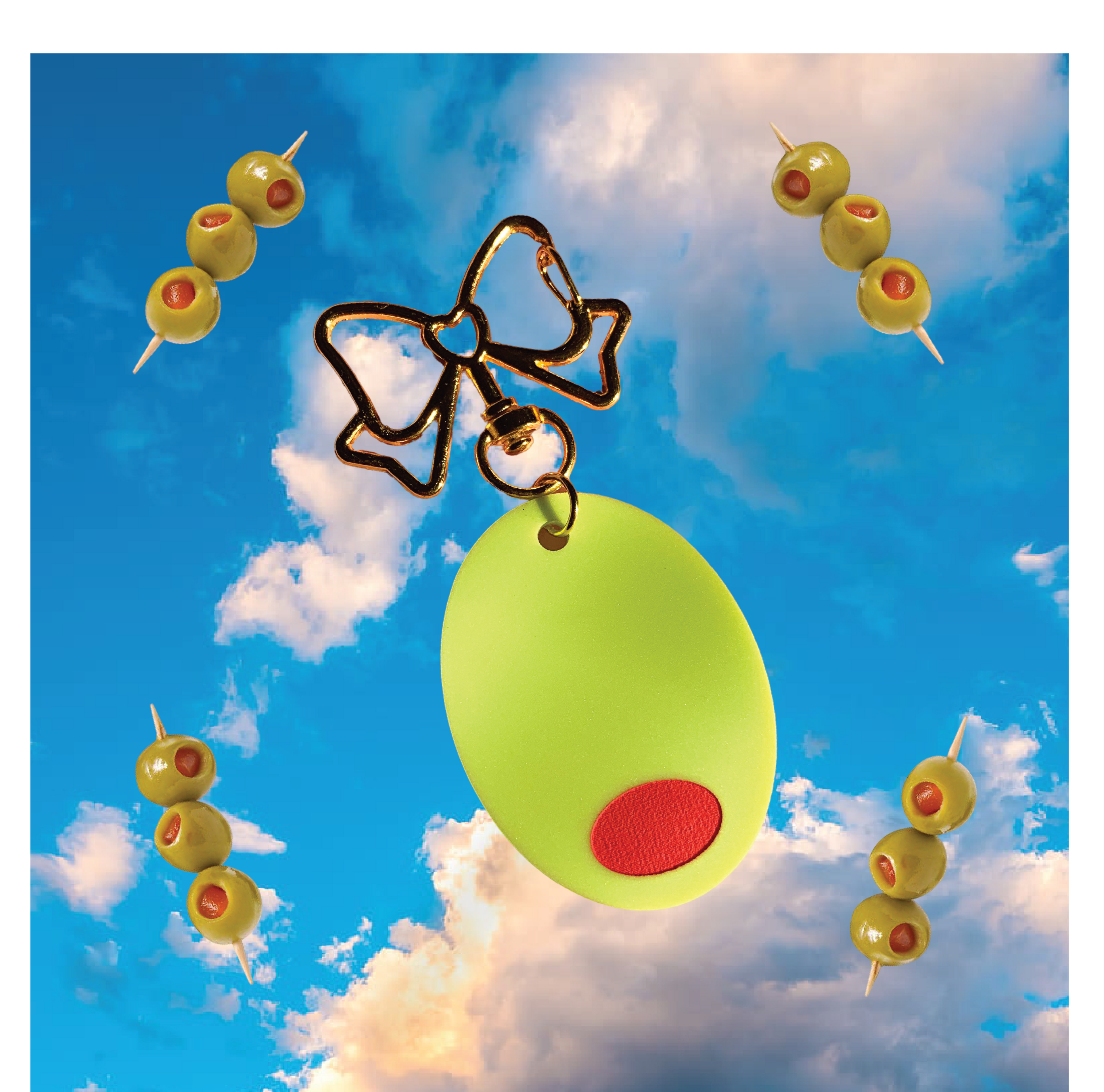 Olive Keychain/Bag Charm