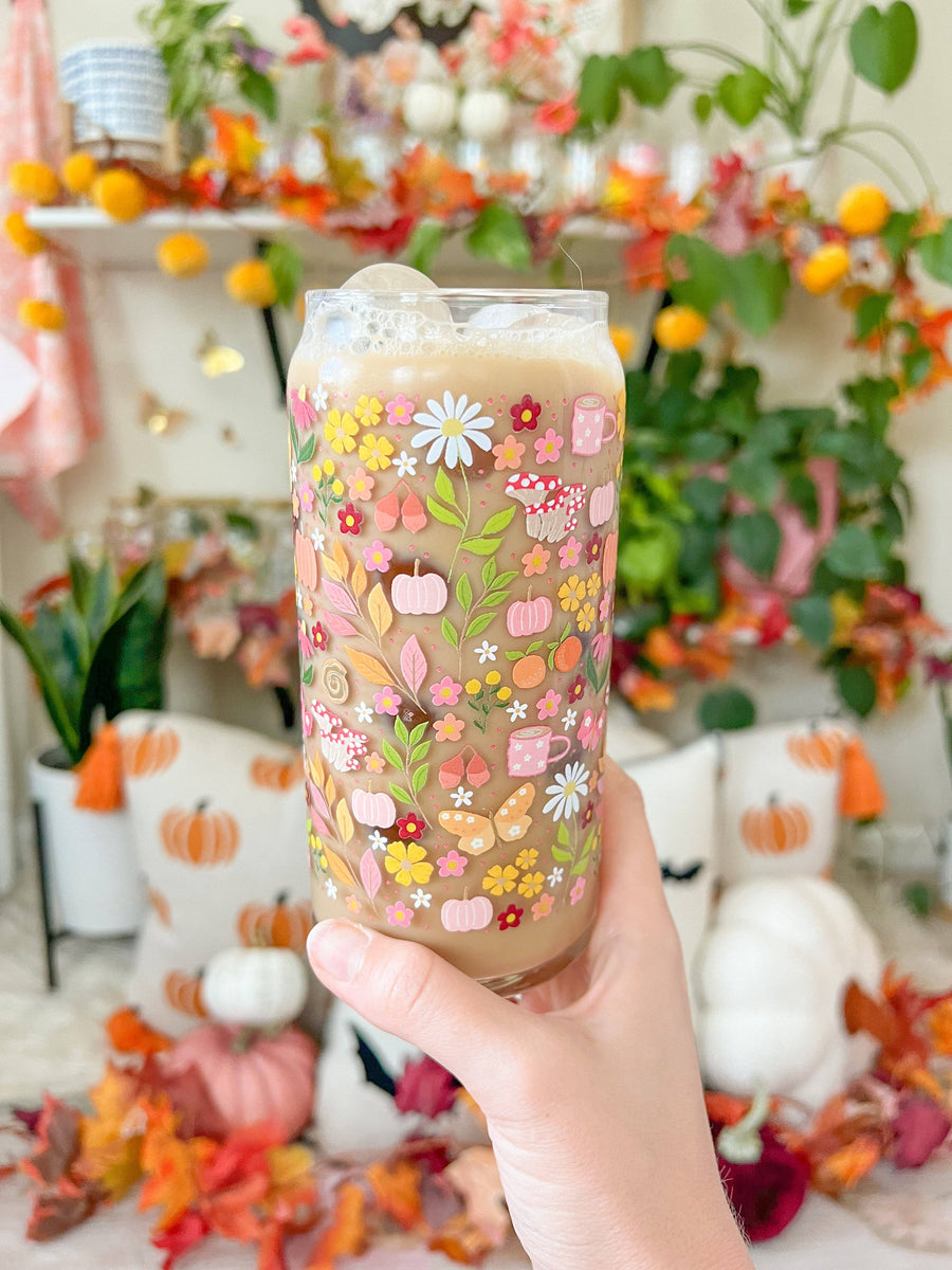 20oz Fall Garden Glass
