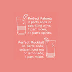 Paloma Mixer - Grapefruit & Lime, 16 fl oz