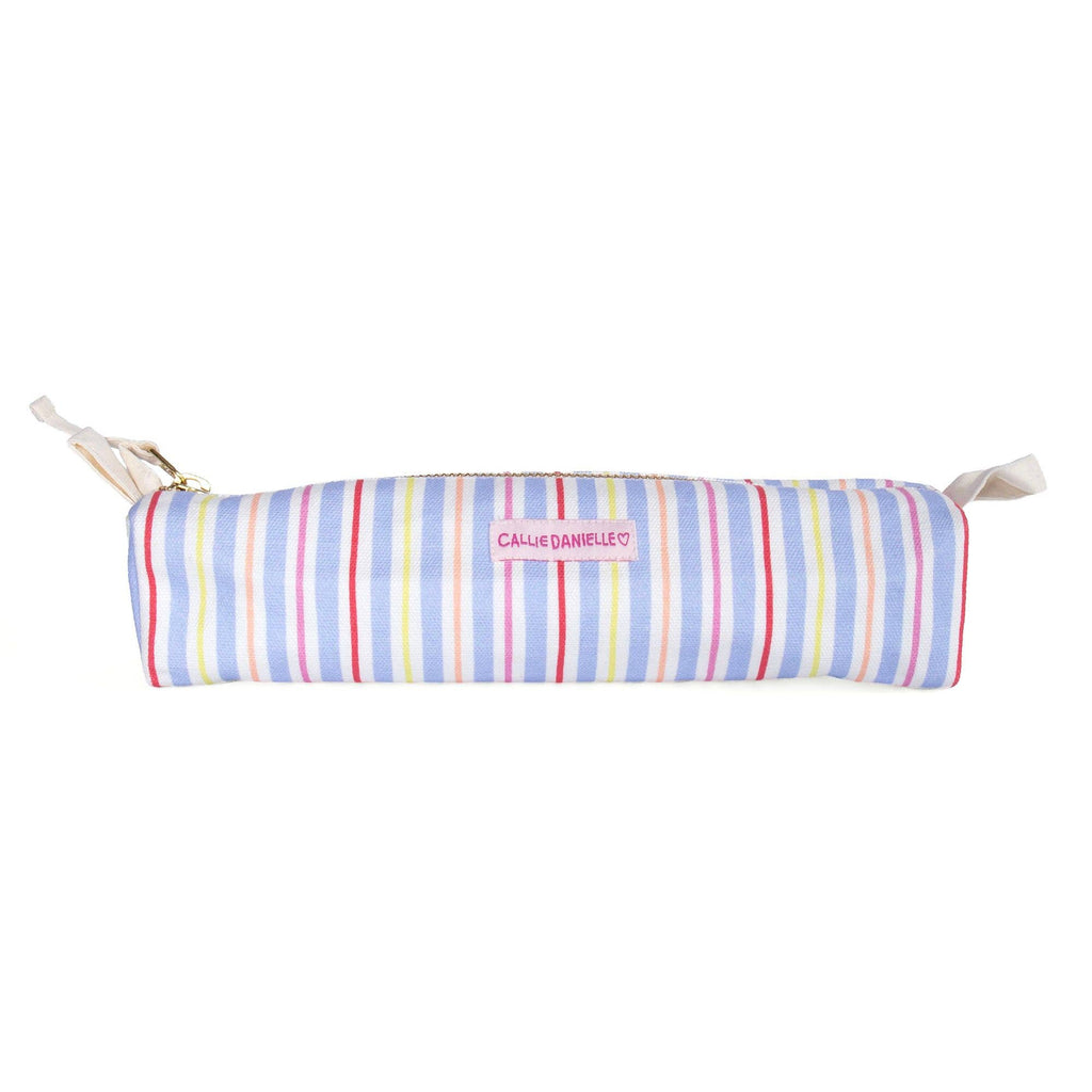 Stripes Pencil Pouch – Zippered Case for Pens