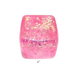 Viral Glitter Ice Cube Squishy Toy