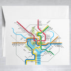 DC Metro - Washington DC - Greeting Card
