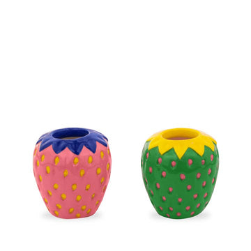 Strawberry Candle Holder set