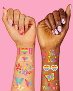 Pride Rainbow Tattoos | LGBTQ, festival, party favors