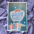 Cowboy Motel Risograph Art Print