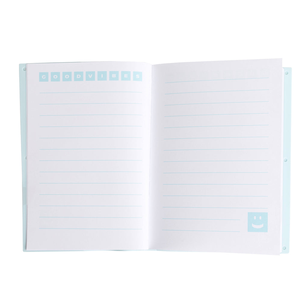 Letterboard Journal Notebook, Blue