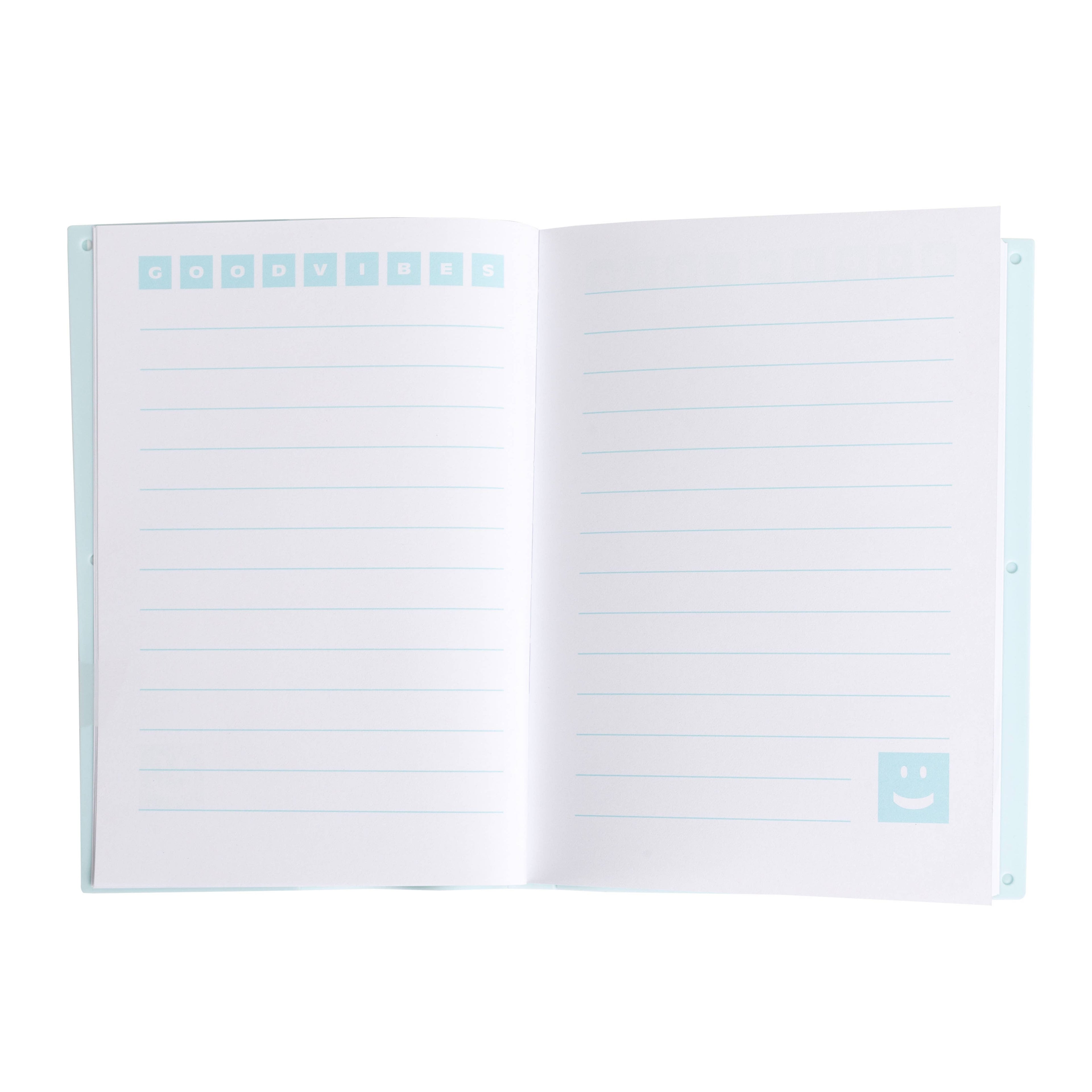 Letterboard Journal Notebook, Blue