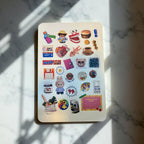 Retro Nostalgia Y2K Sticker Sheet