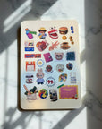 Retro Nostalgia Y2K Sticker Sheet