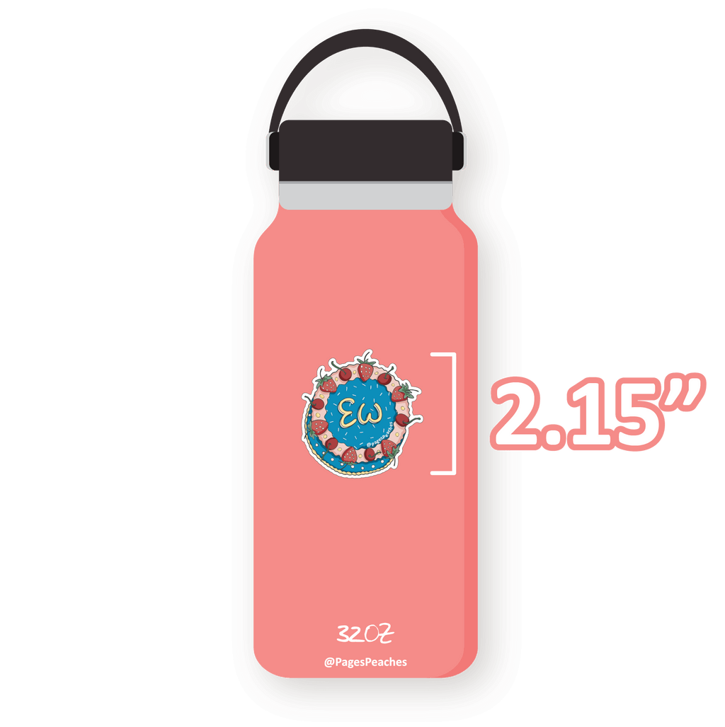 "Large" Ew Cake Sticker