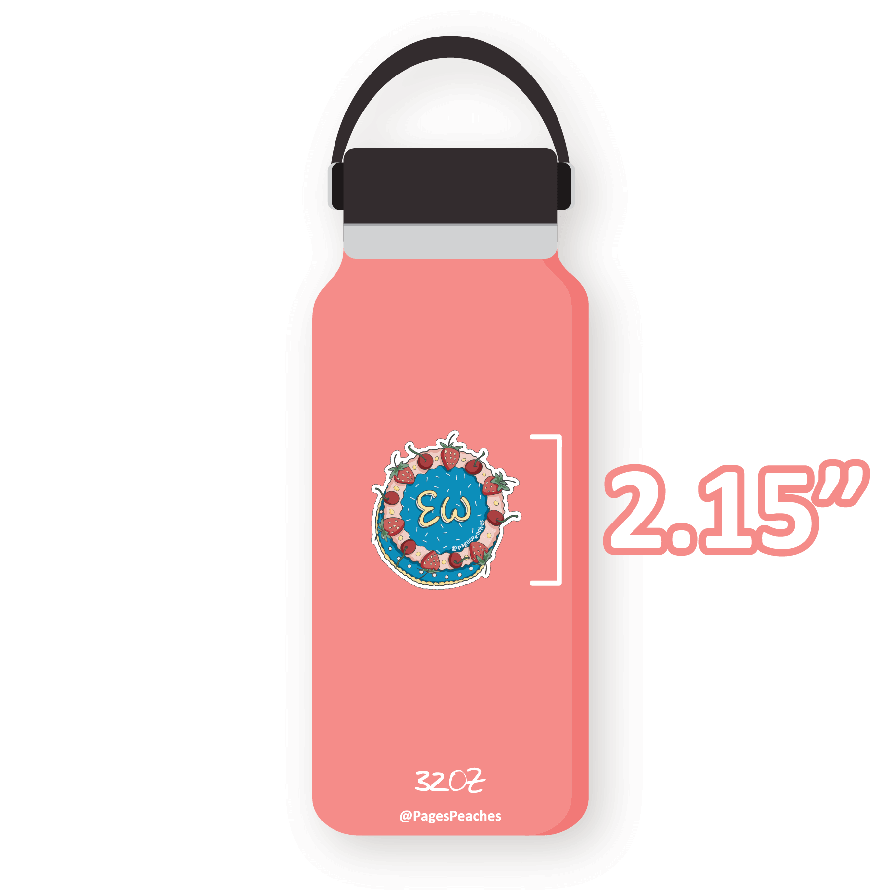 "Large" Ew Cake Sticker