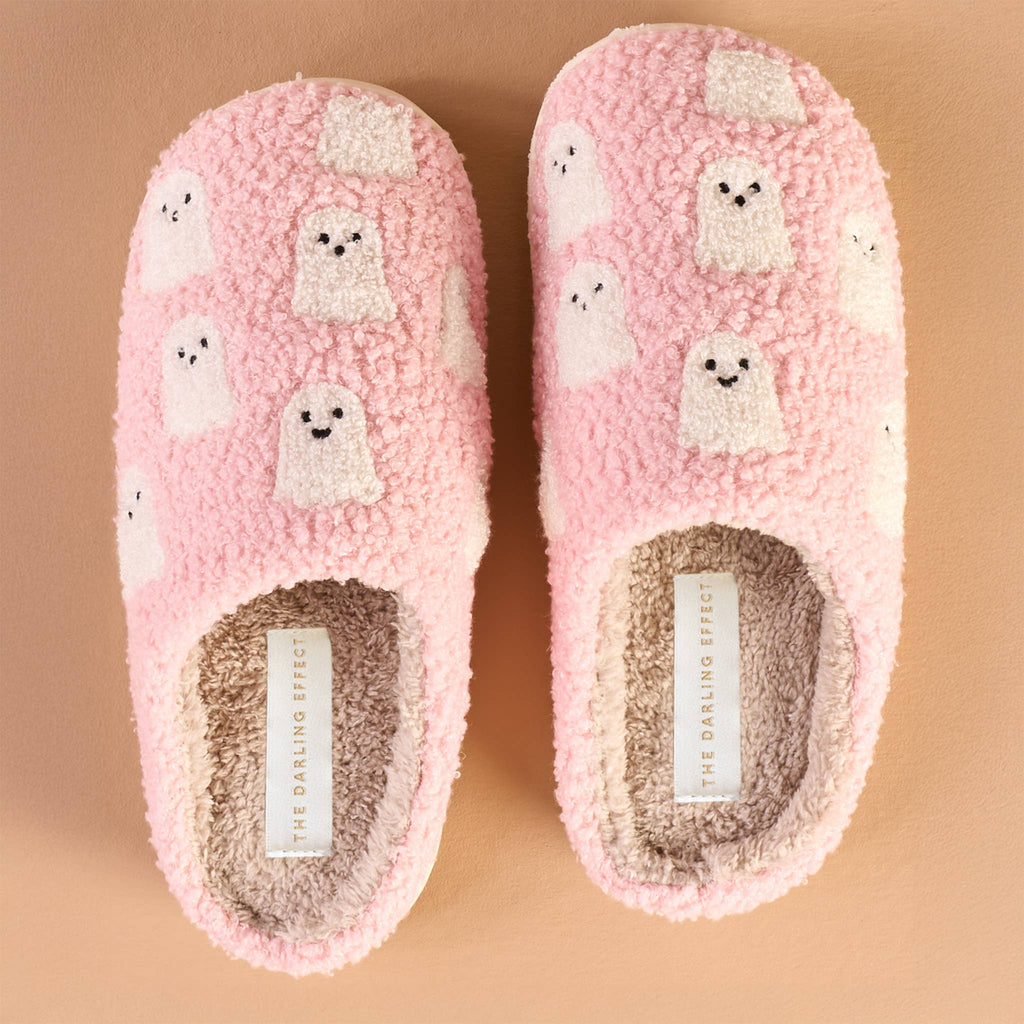 Fuzzy Slippers - Ghosts
