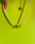 Brat Pearl Necklace