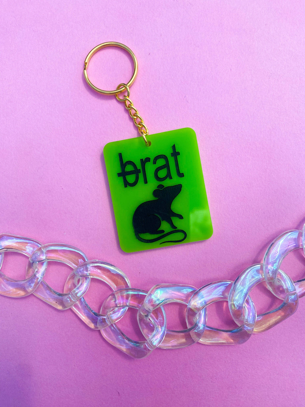(B)rat keychain
