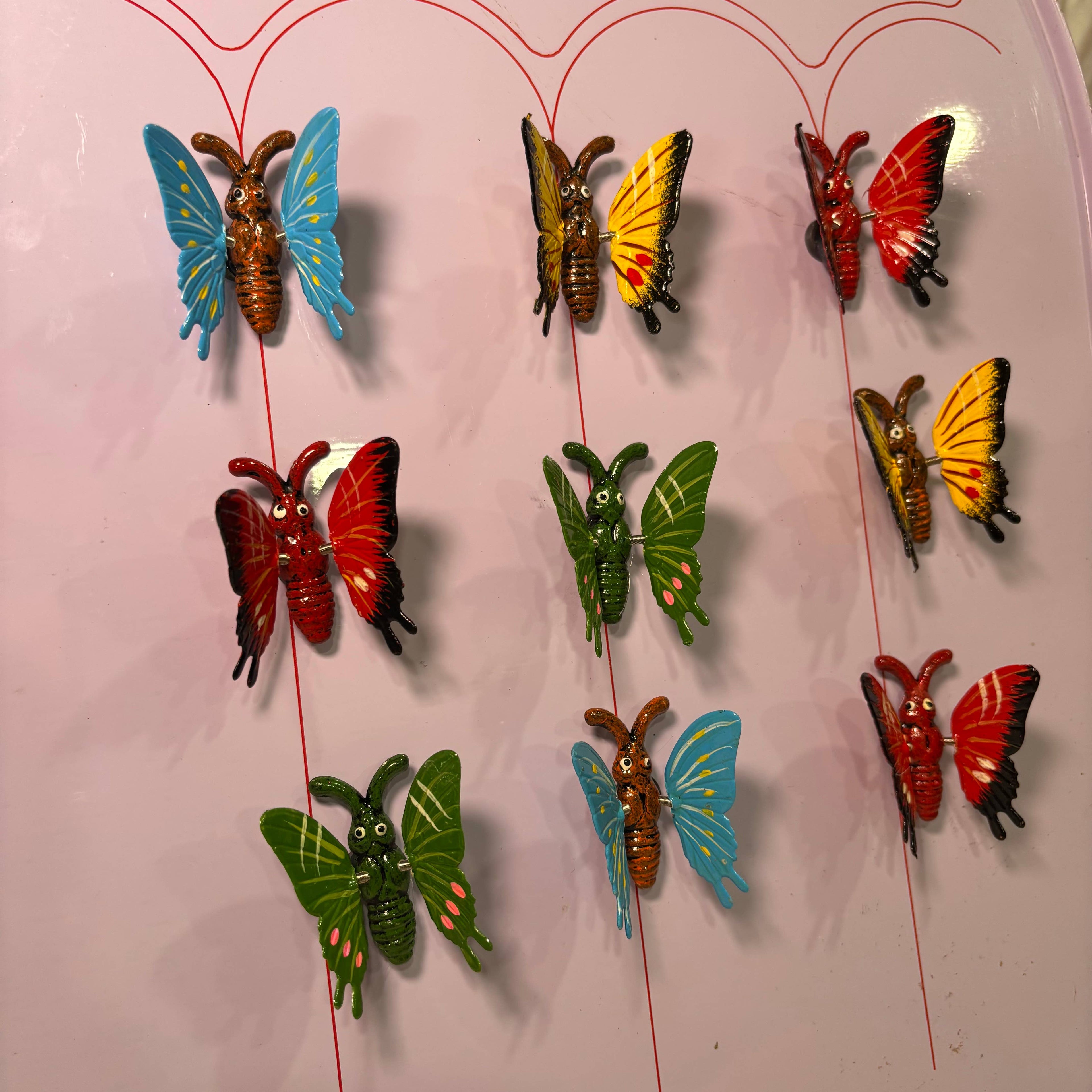 Moving Butterfly Kitchen Magnet