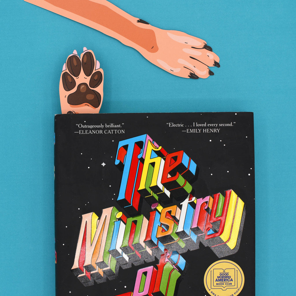 Dog Paw Bookmark (it's die cut!)