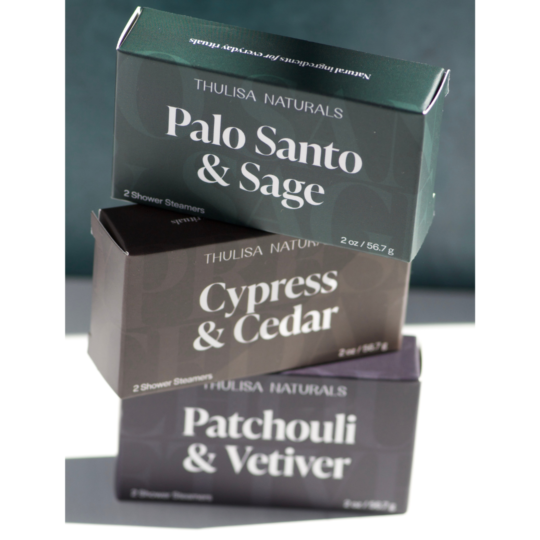 Patchouli & Vetiver Shower Steamers – Men’s Aromatherapy