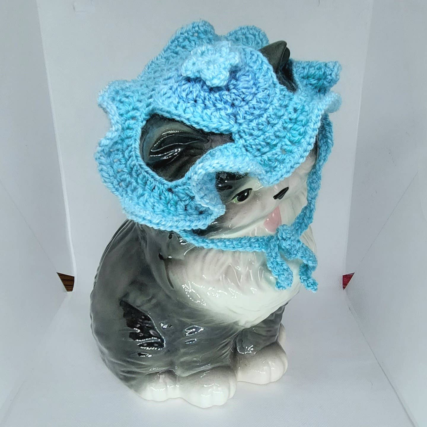 Crochet Blueberry Hat - Cat Bonnet - Pet Hat