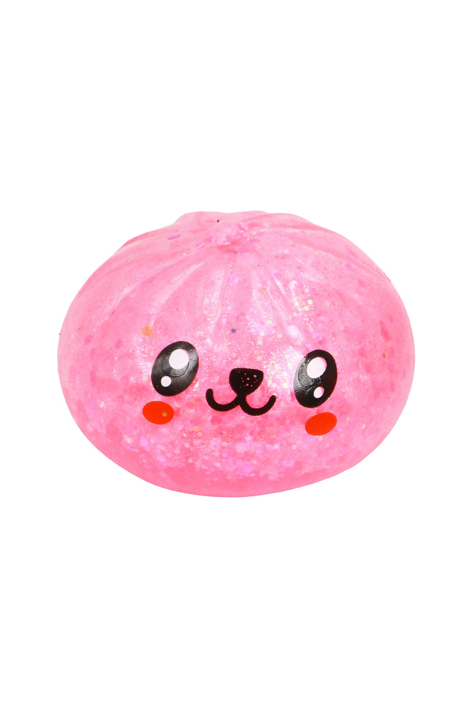 Glittery Bao Bun Dumpling Water Bead Filled Squishy - 12 Pcs