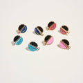 0.5 Inch Canned Caviar Bead Vacation Post Earrings
